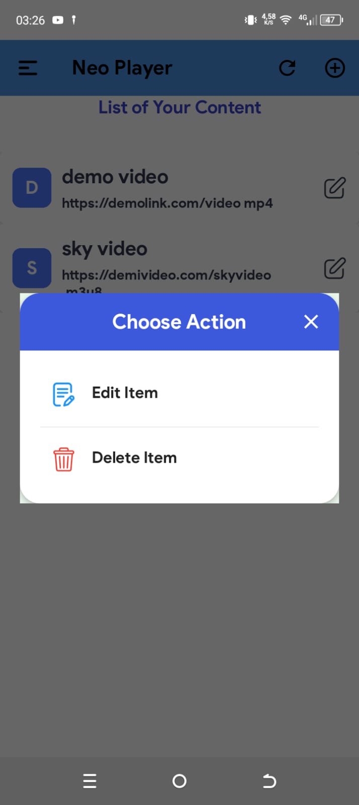 Neo Player screenshot 2